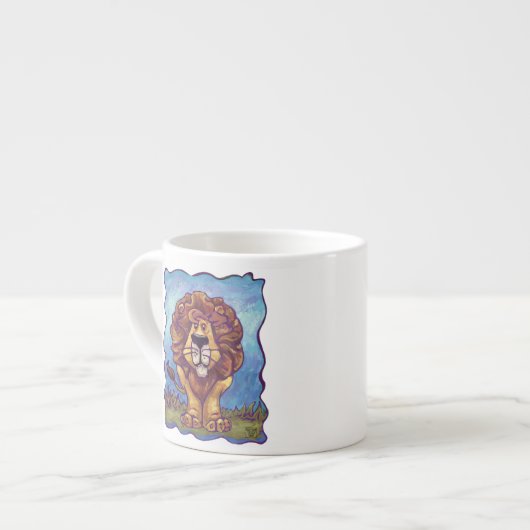 Tasse Expresso Cadeaux et accessoires Lion (Devant gauche)