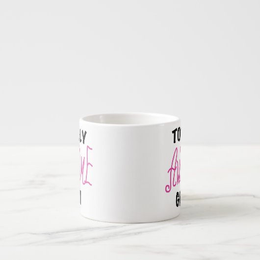Tasse Expresso Cadeaux rose Gram Totalement géniaux (Devant)