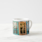 Tasse Expresso Cadres de fenêtre colorés (Devant droit)