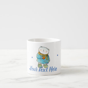 Tasse Expresso Café Aimant Ours Polaire Personnalisé