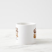 Tasse Expresso Café avant Talkie Funny Retro Style de texte (Devant)