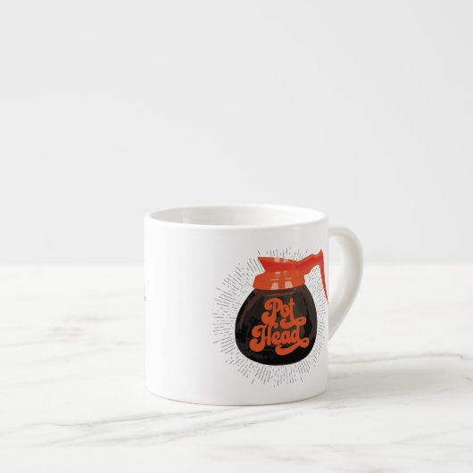 Tasse Expresso (Café) Coupe Pot Head Espresso (Devant droit)