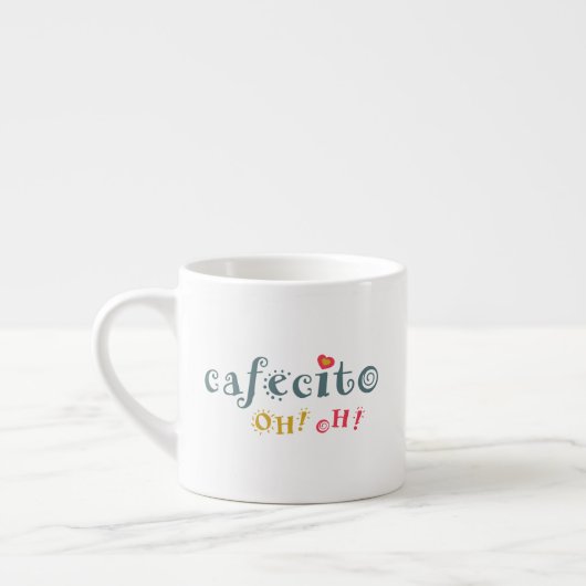 Tasse Expresso Café de fête de Cubain de matin de Cafecito | (Gauche)