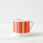 Tasse Expresso Café espresso moelleux violet et orange vif (Devant droit)