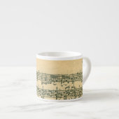 Tasse Expresso Café express Bach Chaconne (Devant droit)