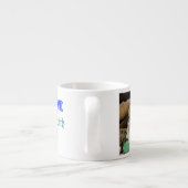 Tasse Expresso Café express de BOOM avec des fossiles de Seaglass (Dos)