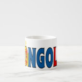 Tasse Expresso Café express de la Mongolie (Devant)