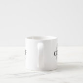 Tasse Expresso Café monogramme (Dos)