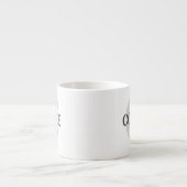 Tasse Expresso Café monogramme (Devant)