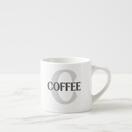 Tasse Expresso Café monogramme (Droite)