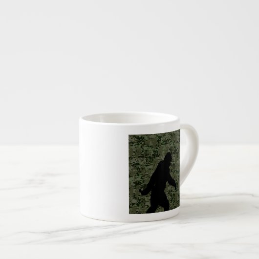 Tasse Expresso Caméra numérique Black Gone Squatchin (Devant droit)