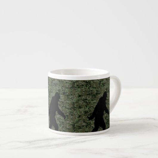 Tasse Expresso Caméra numérique Black Gone Squatchin (Devant droit)