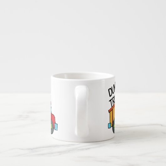 Tasse Expresso Camion à benne basculante (Dos)
