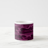 Tasse Expresso Camo de couleur violette tyrienne (Devant)
