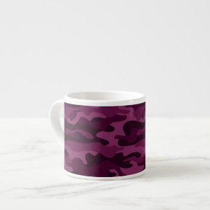 Tasse Expresso Camo de couleur violette tyrienne