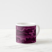 Tasse Expresso Camo de couleur violette tyrienne (Devant droit)