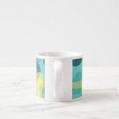 Tasse Expresso Camouflage, moderne, cool, tendance, géométrique u (Dos)