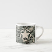 Tasse Expresso Camouflage numérique du symbole étoile (Droite)