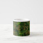 Tasse Expresso Camouflage numérique vert de style Woodland (Devant)