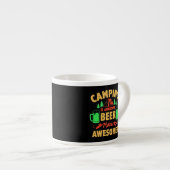 Tasse Expresso Camping is Awesome Beer Make it Awesomer-67688 (Devant droit)