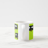 Tasse Expresso Camping remorques en vert (Dos)