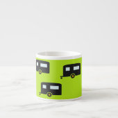 Tasse Expresso Camping remorques en vert (Devant)