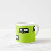 Tasse Expresso Camping remorques en vert (Devant droit)