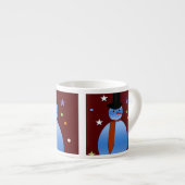 Tasse Expresso Canette à café de Noël (Devant droit)