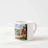 Tasse Expresso Canette avec Jésus-Christ en clouant l'évangile (Devant droit)