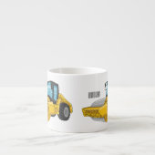 Tasse Expresso Caricature à rouleaux de route (Devant)