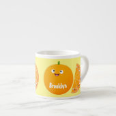 Tasse Expresso Caricature d'agrumes d'orange (Devant droit)