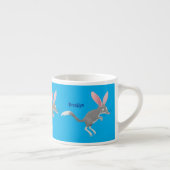 Tasse Expresso Caricature de bilby australien très heureuse (Droite)