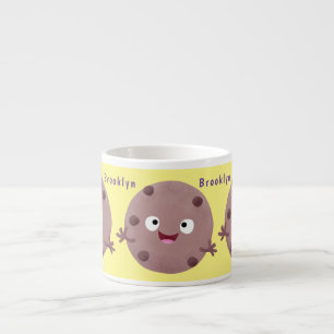 Tasse Expresso Caricature de biscuit à puce en chocolat