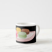 Tasse Expresso Caricature de Macaron (Devant droit)