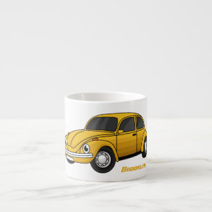 Tasse Expresso Caricature de voiture classique