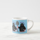 Tasse Expresso Caricature mole joyeux (Droite)