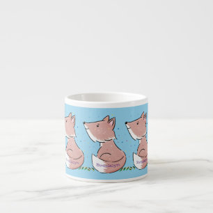 Tasse Expresso Caricature pour bébé renard