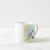 Tasse Expresso Carousel Zebra par June Erica Vess (Devant droit)