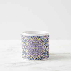 Tasse Expresso Carreau ornemental abstrait sans couture carreau m