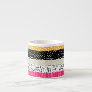 Tasse Expresso Carrelage en Patchwork : Conception Versatile Sans