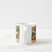 Tasse Expresso Carrosse à quatre roues (Dos)