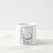 Tasse Expresso Carte Cape Cod (Devant)