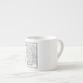 Tasse Expresso Carte de Berkeley (Devant droit)