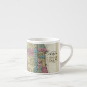 Tasse Expresso Carte de Chicago (Droite)