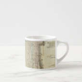 Tasse Expresso Carte de Chicago (Droite)