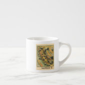 Tasse Expresso Carte de la Californie (Droite)
