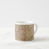 Tasse Expresso Carte de l'Europe (Devant droit)