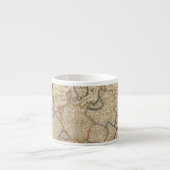 Tasse Expresso Carte de l'Europe (Devant)