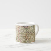 Tasse Expresso Carte de l'Irlande (Devant droit)