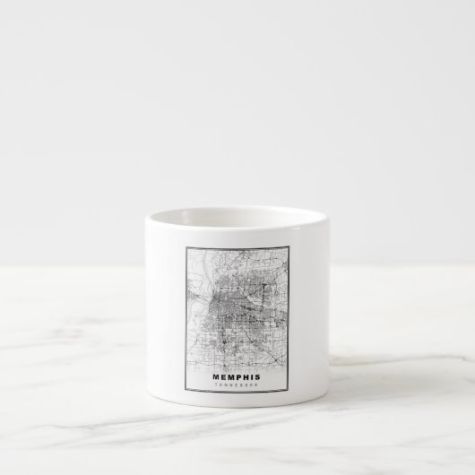 Tasse Expresso Carte de Memphis (Devant)